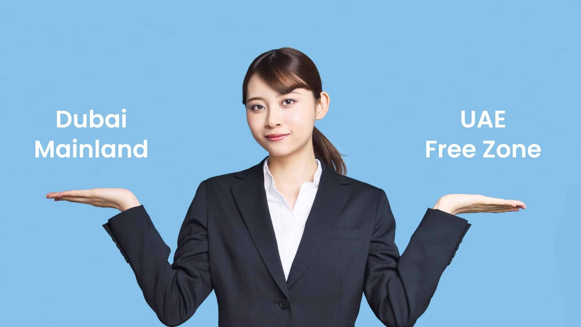 what is difference between mainland and freezone uae